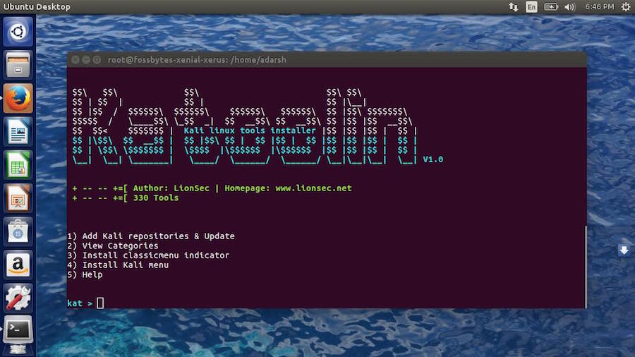 install kali linux on ubuntu